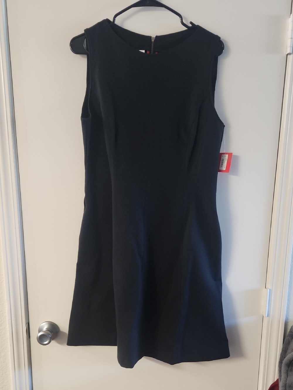 SPANX Black Sleeveless Midi Dress